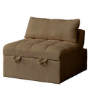 ＜収納付き1人用ソファーベッド＞ 2WAY 1人掛け ブークレ生地 2人掛け ベッドスタイル ソファベッド ベッド フロアチェア フロアソファ ソファ ソファー ロータイプ こたつ おしゃれ コンパクト ムーク Kagubuy