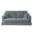 ソファ 3人掛け ローソファ ファブリック 肘あり ソファー 三人掛 3P 3Pソファ リビングソファー リビング  北欧 ダッグ【大型商品】