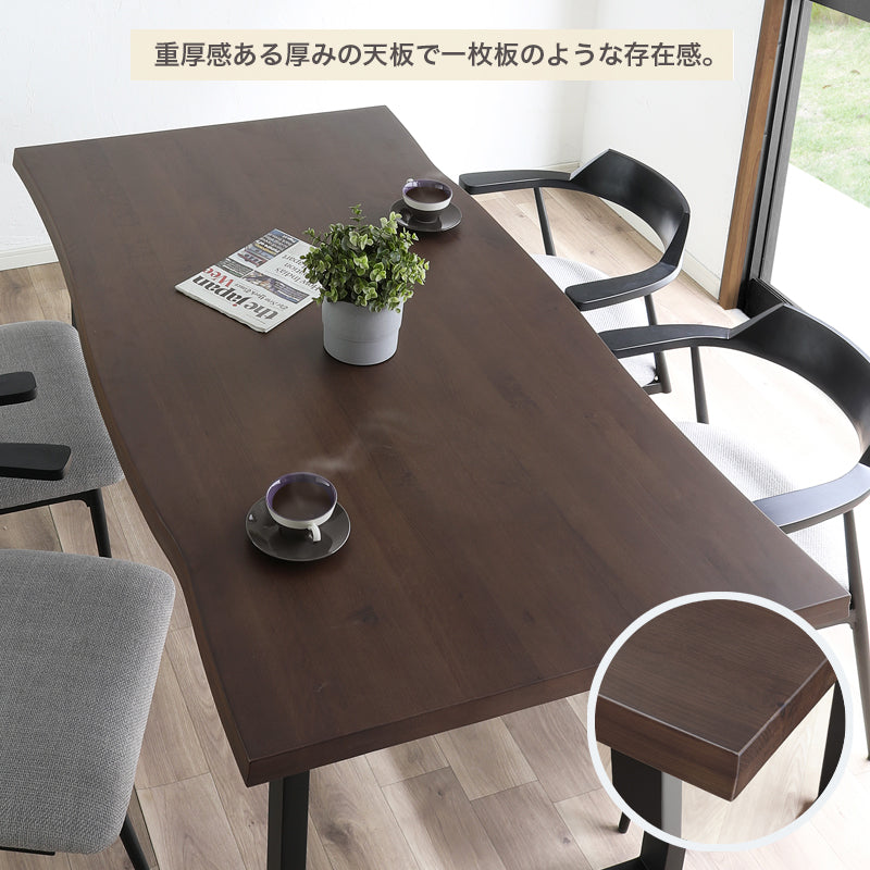 ダイニングテーブルセット 幅160cm テーブル 4人掛け 5点セット ダイニングセット ダイニングテーブル セット チェア 回転無し 回転有り オーク 木目 ファブリック ダイニング レモン Lemon【大型商品】