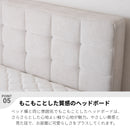 【圧縮ベッド】コンパクト梱包 組立不要 ベッド ローベッド 26cm厚 マットレス 高反発 ダブルベッド クイーン キング 圧縮 もこもこ ポケットコイル ファミリー 湿気防止 ふかふか 韓国風 かわいい おしゃれ グレー GY 完成品 ウルル