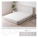 【圧縮ベッド】コンパクト梱包 組立不要 ベッド ローベッド 26cm厚 マットレス 高反発 ダブルベッド クイーン キング 圧縮 もこもこ ポケットコイル ファミリー 湿気防止 ふかふか 韓国風 かわいい おしゃれ グレー GY 完成品 ウルル