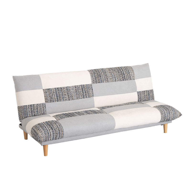 3WAY パッチワーク ソファーベッド 2人掛け 3人掛け リクライニング ソファー リクライニングソファー ローソファー ベッド おしゃれ モノクロ 北欧 かわいい シンプル 2人 3人 マカオ【大型商品】
