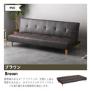 2WAY リクライニング ソファーベッド 2人掛け 3人掛け リクライニングソファー リクライニングソファー ローソファ 革 レザー調 肘無しソファー アームレス おしゃれ 北欧 かわいい シンプル ソファベッド 2人 3人 リビング 一人暮らし クレア【大型商品】