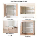 食器棚 キッチンボード 120cm幅 完成品 120 レンジ台 大型レンジ対応 レンジボード キッチン 収納 引き出し ソフトクローズ 静音 大容量 スライド棚 おしゃれ モダン 北欧 ホワイト ブラック 大理石風 木目 ナチュラル 開梱設置 ルーブル【大型商品】