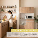 食器棚 キッチンボード 120cm幅 完成品 120 レンジ台 大型レンジ対応 レンジボード キッチン 収納 引き出し ソフトクローズ 静音 大容量 スライド棚 おしゃれ モダン 北欧 ホワイト ブラック 大理石風 木目 ナチュラル 開梱設置 ルーブル【大型商品】