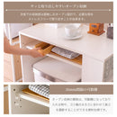 KaguBuy トール ゴミ箱上ラック レンジ台 幅71cm 70cm ゴミ箱上収納 キッチンラック レンジボード ダストボックス 上 左右反転 作業台 ゴミ箱 ラック キッチン収納 収納棚 大型レンジ対応 オープンラック 北欧 おしゃれ シンプル ナチュラル ホワイト