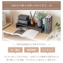 KaguBuy スペル モニター台 机上台 木製 パソコン台 おしゃれ 幅50cm キーボード収納 簡単組み立て ディスプレイスタンド 卓上ラック デスク収納 在宅勤務 テレワーク ホワイト ナチュラル ブラック