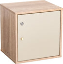 KaguBuy キューベル キューブボックス CUBE BOX オープン ガラス扉付き 棚付き 鍵付き 収納ボックス くすみカラー カラーボックス A4サイズ対応 木製 正方形 収納棚 リビング収納 おしゃれ ナチュラル