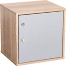 KaguBuy キューベル キューブボックス CUBE BOX オープン ガラス扉付き 棚付き 鍵付き 収納ボックス くすみカラー カラーボックス A4サイズ対応 木製 正方形 収納棚 リビング収納 おしゃれ ナチュラル