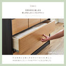 KaguBuy ラース チェスト タンス 幅90 5段 完成品 ハイチェスト たんす 国産 大川家具 引出し 収納家具 収納 木製 リビング クローゼット 北欧 モダン
