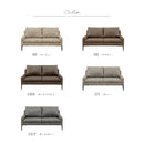 KaguBuy レム  ソファ 2人掛け レザーファブリック 2人用 脚取り外し可能 ローソファ 3人掛け 2P ソファー リビング【大型商品】