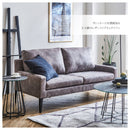 KaguBuy レム  ソファ 2人掛け レザーファブリック 2人用 脚取り外し可能 ローソファ 3人掛け 2P ソファー リビング【大型商品】