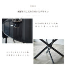 ダイニングテーブル 単品 円形ガラス 110丸 テーブル 北欧ガラステーブル 幅110cm カフェ風 デザイナーズ風 コンパクト 可愛い ラウンド Lucas リュカ