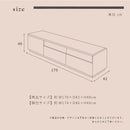 KaguBuy テレビ台 テレビボード ローボード 完成品 幅170 TVボード 石目調 ストーン調 セラミック調 リビングボード AVボード テレビラック ルセー アウトレット【大型商品】