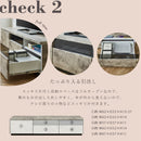 KaguBuy テレビ台 テレビボード ローボード 完成品 幅200 TVボード 石目調 ストーン調 セラミック調 リビングボード AVボード テレビラック ルセー アウトレット【大型商品】