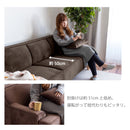 KaguBuy モネ ソファ 3人掛け ベロア 脚取り外し可能 ローソファ 3人用  3P ソファー クッション付 コンパクト新生活 アウトレット【大型商品】