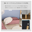 KaguBuy モネ オットマン 1人掛け 脚取り外し可能 ローソファ 一人暮らし テーブル スツール 1P コンパクト 新生活 アウトレット