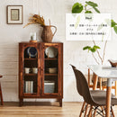 KaguBuy ノカ 食器棚 ロータイプ 幅70 カップボード 収納 日本製 大川家具 キッチン収納 収納 キッチン 組立設置付【大型商品】