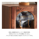 KaguBuy ノカ 食器棚 ロータイプ 幅70 カップボード 収納 日本製 大川家具 キッチン収納 収納 キッチン 組立設置付【大型商品】