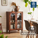 KaguBuy ノカ 食器棚 ロータイプ 幅70 カップボード 収納 日本製 大川家具 キッチン収納 収納 キッチン 組立設置付【大型商品】