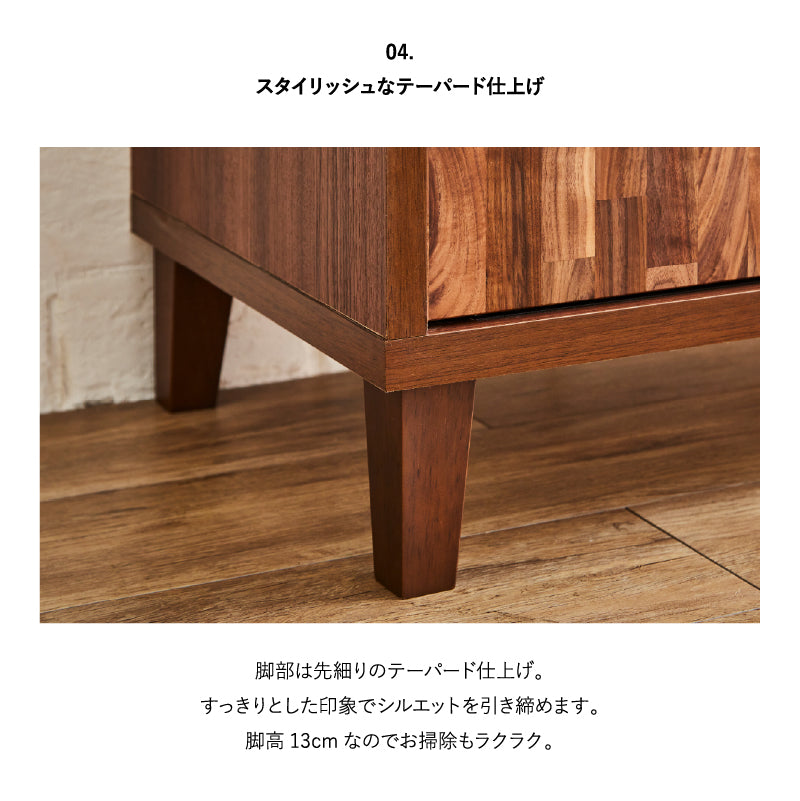 KaguBuy ノカ オープンボード キッチンボード 食器棚 幅85 ロータイプ 日本製 大川家具 キッチン収納 収納家具 組立設置付