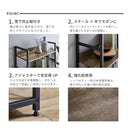 KaguBuy ノバック ラック 幅60 4段 木製 棚 シェルフ 収納 収納棚 収納ラック おしゃれ 西海岸 ヴィンテージ