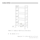 KaguBuy ノバック ラック 幅60 4段 木製 棚 シェルフ 収納 収納棚 収納ラック おしゃれ 西海岸 ヴィンテージ