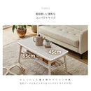 KaguBuy ルッコ テーブル 幅85 センターテーブル ローテーブル 折りたたみ 棚付 収納 折りたたみ 一人暮らし 新生活