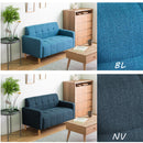 KaguBuy パソ ソファー 2人掛け 一人用 コンパクト ソファ 北欧 新生活 二人掛け 2P ファブリック 布張り 二人掛け おしゃれ コンパクトソファ 2人掛けソファ