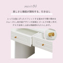 KaguBuy モープ デスク 白 学習机 引出し 北欧 おしゃれ コードスリット パソコンデスク ノートパソコン 高級感 化粧板 書斎机 机 一人暮らし 在宅ワーク 勉強 子供 かわいい キッズ 韓国風 シンプル ホワイト 1人暮らし 女子