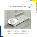 KaguBuy モープ ランドセルラック ハンガーラック 幅100 収納 大容量 服 木製 白 子ども キッズ家具 引出し キャスター付き サイドフック 北欧 おしゃれ 高級感 化粧板 勉強 子供 こども かわいい キッズ ランドセル 韓国風 シンプル ホワイト 女子