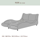 KaguBuy ポート 組立設置 ワイドダブルベッド 単品 PVCレザー張りベッド ワイドダブルサイズ インセットフレーム ワイドダブルベットフレーム フレームのみ 合成皮革 ホワイト ブラック【大型商品】