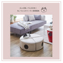 ネコトンネル スツール 猫 犬 引っかき傷に強い 特殊生地 安全設計 ケガ防止 はっ水 撥水加工 ファブリック 2個入り 高さ25cm ロータイプ アイボリー 組み替え自由