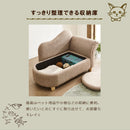 クリス キッズソファー ペットソファ 収納 キッズルーム ペットグッズ おもちゃ箱 ファブリック ソファー 猫 犬 子供用 引っかき傷に強い 特殊生地 pso-krs