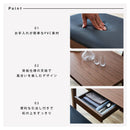 ラソン ダイニングセット ダイニングテーブル 4人用 チェア テーブル 5点セット 引出し付き ブラウン PVC ウォールナット突板 大型商品