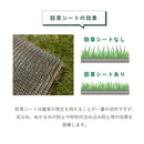 KaguBuy 人工芝 防草シート不要 人工芝ロール 1m×10m 1m×5m 芝丈20mm 35mm U字ピン付き UVカット加工 低ホルムアルデヒド 高密度 防草シート一体型 防草シート付き リアル人工芝 芝生マット 屋外 屋上 庭 ベランダ