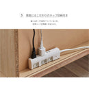 KaguBuy ルノー チェスト リビングチェスト AVチェスト 幅120 半完成品 北欧 モダン おしゃれ スチール脚