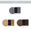 KaguBuy ロール キャビネット 幅80 収納家具 北欧 モダン 取っ手なし 上品 頑丈 箱組 木目 ツートーンカラー 国産