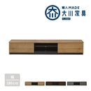 KaguBuy ロール テレビボード 幅180 ローボード 完成品 テレビボード テレビラック TV台 木目 国産