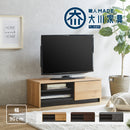 KaguBuy ロール テレビボード 幅90 ローボード 完成品 テレビボード テレビラック TV台 木目 国産