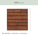 アルダー材国産幅120cm6段チェスト＜アリセア＞チェスト 幅120cm 6段 ブラウン ナチュラル  完成品 国産品 ハイチェスト ハイタイプ 衣類収納 整理タンス フルオープンレール 木製 大容量 大川家具 自然塗装【大型商品】