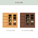 アルダー材国産幅90cmサイドボード＜アリセア＞サイドボード 幅90cm ナチュラル 国産品 完成品 飾り棚 キャビネット コレクションボード リビング収納 収納家具 整理棚 機能的 モダン シンプル ガラス 開き戸