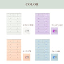 タンス チェスト 完成品 整理タンス たんす 箪笥 幅80cm 6段 エナメル塗装 ハイチェスト 衣類収納 木製 国産 ホワイト/ラベンダー/ピンク/ブルー Cerulean セルリアン