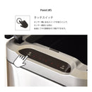 KaguBuy EKO ゴミ箱 ダストボックス 45L インナーボックス付き センサー 自動開閉 自動感知 縦型 たて型 縦置き ふた付き オート EKO イーケーオー ECO ステンレス製 シルバー