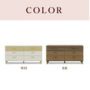 KaguBuy クロップ チェスト タンス 収納チェスト ローチェスト 幅150cm 完成品 チェスト おしゃれ シンプル アウトレット【大型商品】