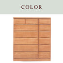 KaguBuy ネーヴェ チェスト 桐チェスト ハイチェスト 完成品 桐箪笥 桐タンス おしゃれ 整理タンス 幅120 6段 国産 日本製 木製 引き出し レール付き 寝室 収納 ハイタイプ 大川家具【大型商品】