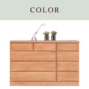 KaguBuy ネーヴェ チェスト 桐チェスト ローチェスト 完成品 桐箪笥 桐タンス おしゃれ 整理タンス 幅150 4段 国産 日本製 木製 引き出し レール付き リビング 寝室 収納 大川家具 大容量【大型商品】