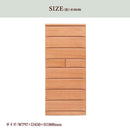 KaguBuy ネーヴェ タワーチェスト ハイチェスト 完成品 幅80cm 高さ180cm 木製 桐無垢 洋服収納 整理ダンス 整理タンス 国産 日本製 木製 引き出し レール付き 寝室 収納 大川家具【大型商品】