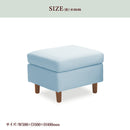 KaguBuy ラーク スツール オットマン 1人掛け 足置き シンプル 脚 布 ファブリック 1P ソファ ソファー 新生活 一人暮らし コンパクト 可愛い