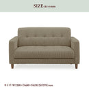 KaguBuy イーバー 2人掛けソファ 幅120cm 布張 フィーバー2 ソファ ソファー 2人掛けソファー  2人用ソファ 二人掛けソファー ファブリック 布張りソファー リビングソファー オシャレ シンプル リビング